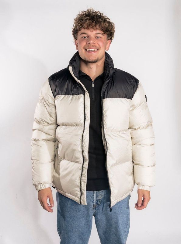 Ballin - 2580 Jacket - Gewatteerde Puffer - Wit en Zwart