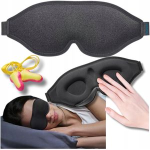 Luxe 3D Slaapmasker van Zijde - 100% Lichtdicht & Comfortabel