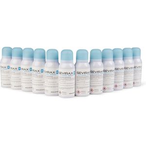 12x · Gevirax Desinfecterende Handenspray 100ml – Alcoholspray met Fris Parfum | Antibacterieel & Hydraterend | Voor Thuis, Werk of Onderweg | Toegelaten in Handbagage