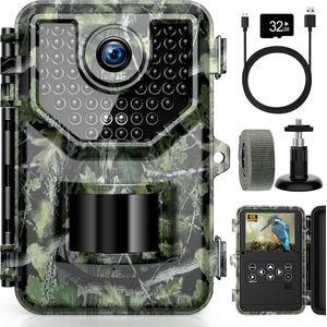 Equivera Wildcamera - Wildcamera met Nachtzicht - Wildcamera's - Wildcamera met Nachtzicht en Wifi - Wildlife Camera's - Wild Camera - Buitencamera met Nachtzicht - Wildcamera voor Buiten - Wildcamera met Sensor