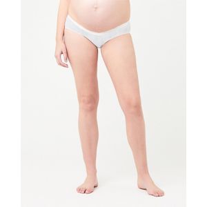 Organic Cotton Lacey Briefs silver marl, L