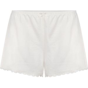 Hunkemöller - Pointelle Short - Nachtmode - Wit