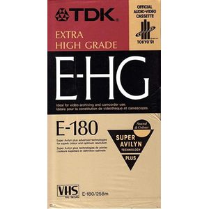 TDK VHS E-HG E180 videoband
