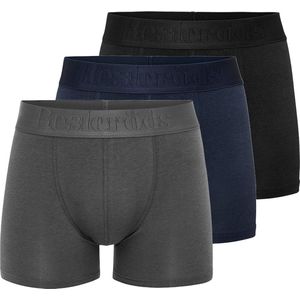 Resteröds - Boxershorts - Bamboe - 3-pack - Blauw Zwart Grijs