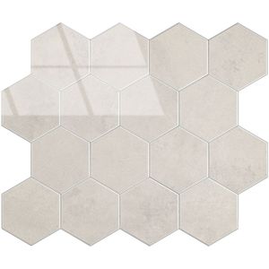 Zelfklevende Mozaïek Tegel - Afimera Beige Marble Hexagon - Beige - 29.2x25.4x3.3mm