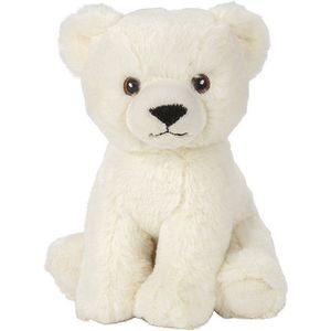 Pluche Knuffel Ijsbeer van 19 cm - Speelgoed Knuffeldieren Ijsberen