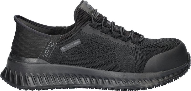 Skechers - Work Hands Free Slip-In Tilido - Heren Sneaker - Zwart