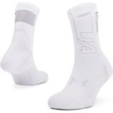 Under Armour - Dry Run Crew Sock - Sportsokken - Wit - Unisex