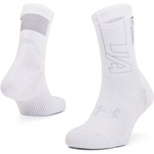 Under Armour - Dry Run Crew Sock - Sportsokken - Wit - Unisex