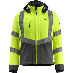 Mascot Safe Supreme Softshell jas 15502-246 - hi-vis geel/donkerantraciet - 4XL