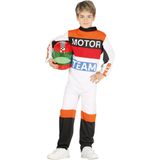 Fiestas Guirca Verkleedpak Coureur Junior Wit Maat 140/148