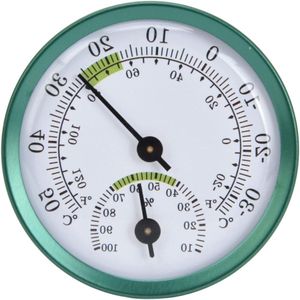 Temperatuur- en vochtigheidsmeter - Binnen-buitenthermometer met grote cijfers (draadloos)