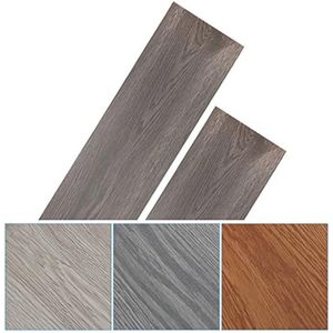 Zelfklevende Vinylvloer Tegels - Antislip en Waterdicht - Ideaal voor Vloerverwarming - 91,5 x 15,2 cm - 3 m²