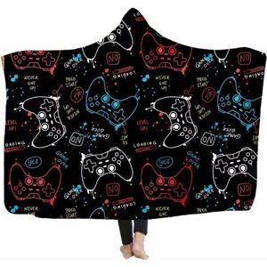 Bovista Hoodie Deken Met Mouwen - Onesie - Plaid - Fleece Blanket - Knuffeldeken - Dames - Heren - Volwassenen - Gaming