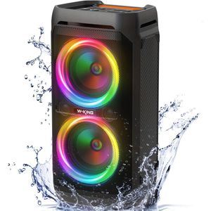Party Speaker – Draadloze Speaker – Partybox – Portable Speaker – Boombox – 240W Krachtig Geluid – IPX6 Waterbestendig Met Diepe Bas