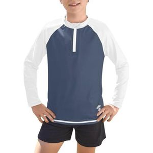 Jongens Rash Guard Zwemshirt met Lange Mouwen en SPF 50+