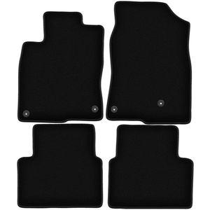 BASIC zwarte veloursmatten voor: Honda Civic X hatchback (2017-)