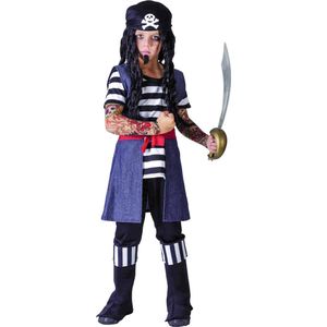 Getatoeëerde piraten kostuum - Kinderkostuums - 122/134