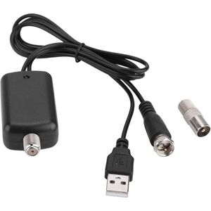 25dB HD TV Antenna Amplifier - Indoor Signal Boost USB TV - High Gain Channel Boost