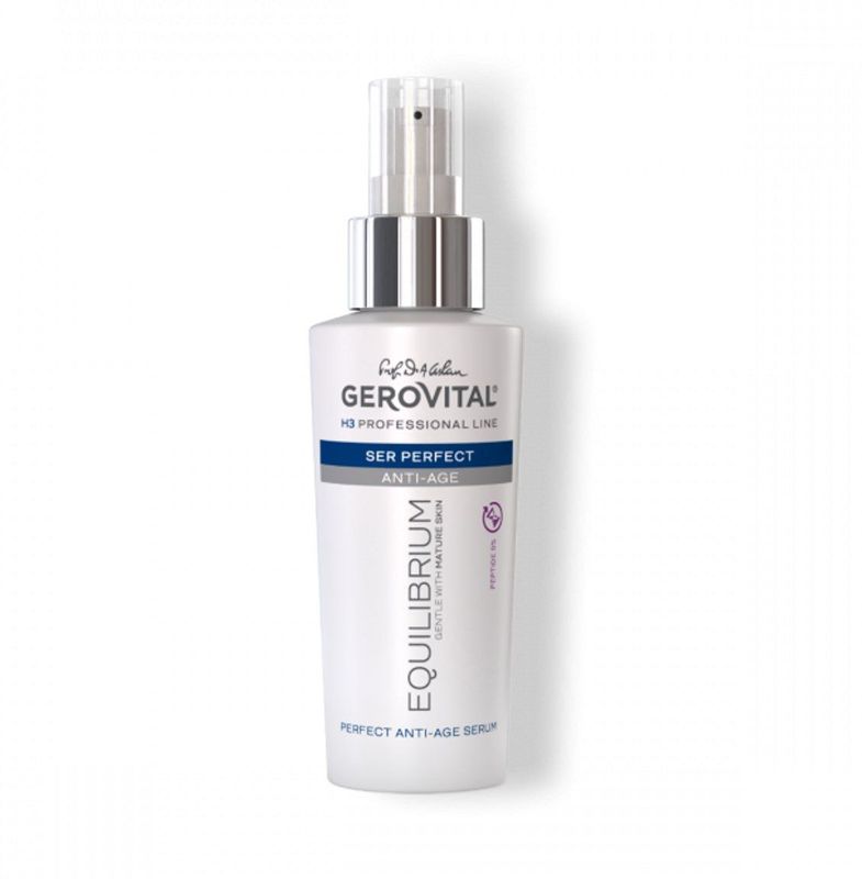 Gerovital H3 Equilibrium - Serum - 100 ml - Perfect anti-aging en verstevigend voor rijpere droge huid met 5% peptiden