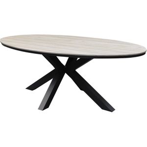 Salvador dining tuintafel ovaal 180x100xH75 cm polywood