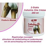 Pullach Hof - Cellulitis Olie Crème - 250 ml - 2-Stuks