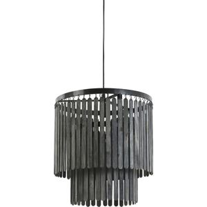 Light & Living Hanglamp Gularo - Zwart - Ø45cm - Modern - Hanglampen Eetkamer, Slaapkamer, Woonkamer