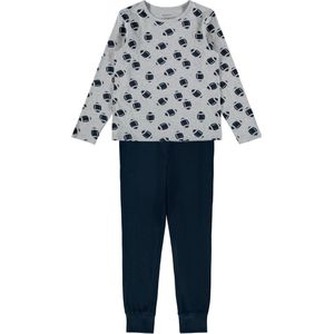 name it pyjama jongen Rugby Grey maat 110-116