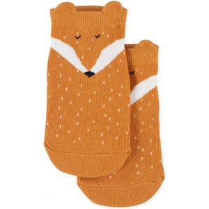 Trixie Sneakersokken 2-pack Maat 22/24 - Mr. Fox - Zachte Kinderkousen - Voor Meisjes en Jongens - Oranje