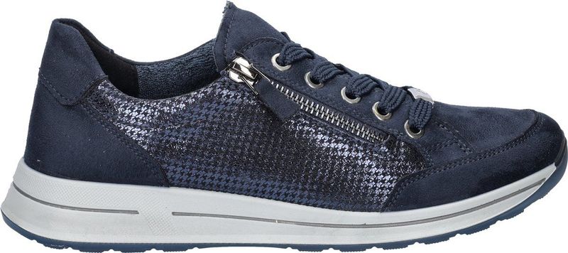 Ara - Osaka 2.0 - Sneaker - Zwart - Gladleer - Bamboevezels