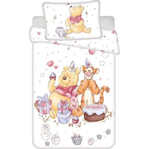 Disney - Winnie de Poeh - Dekbedovertrek - Multicolor - Katoen - 135 x 100 cm + 40 x 60 cm