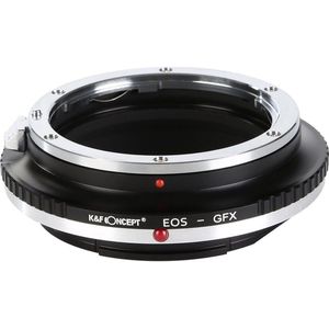 K&F Concept - Canon EOS - GFX Lens Adapter, Lens Adapter Ring voor Canon EOS EF Lens op Fujifilm Fuji GFX Camera