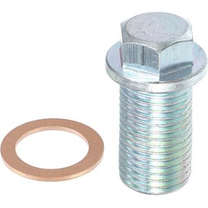 Nordivar - Motorolie Afvoerplug Schroef voor Auto - M14x1.5 - Zilverkleurig - Olie Verversen - Mercedes-Benz Compatible