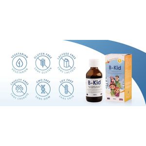 Bronchokid – Verzachting van Keel & Luchtwegen Kinderen | Tijm, Weegbree & Honing | Kersensmaak | Vanaf 3 Jaar | Zonder Suiker, Zonder Allergenen | FYTO Clean Label – 100 ml