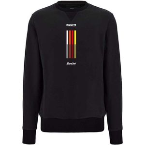 Santini Pirelli Tape Sweatshirt Zwart M Man