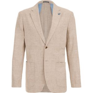 WE Fashion Heren slim fit blazer met dessin