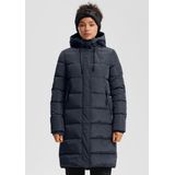 Vacht - Lange Gewatteerde Jas - Warm - Met Vaste Capuchon - Voor Buiten