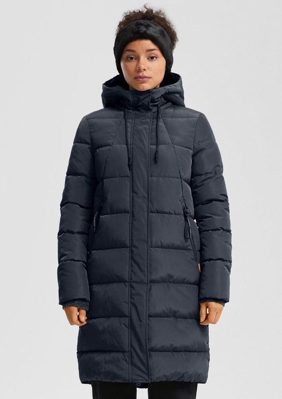 Vacht - Lange Gewatteerde Jas - Warm - Met Vaste Capuchon - Voor Buiten