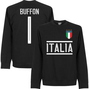 Italië Buffon 1 Team Sweater - Zwart - M