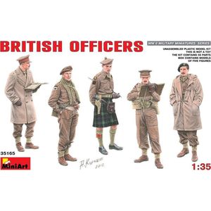 Miniart - British Officers (Min35165) - modelbouwsets, hobbybouwspeelgoed voor kinderen, modelverf en accessoires