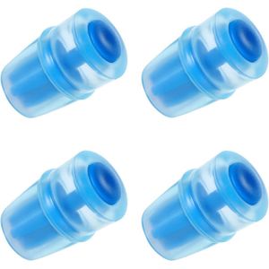 Allecto Plus - Set van 4 Bijt Hydratatiepakket Hydratatiepakket Vervanging Siliconen BPA Vrij Beschermer Mondstuk Vervanging Compatibel met Vogels (Blauw)