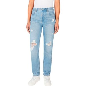Pepe Jeans Pl204591 Tapered Fit Spijkerbroek Blauw 28 / 30 Vrouw