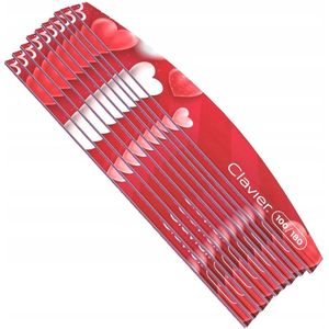 Clavier Nagelvijlen Laars 100/180 LOVE Hart Set 10 stuks