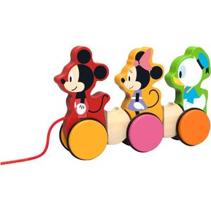 Tooky Toy Mickey Mouse Family Houten Trekfiguur 18 Maanden