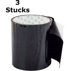 Borvat® | 3X Super Sterk Waterdichte Tape | Lekkage Tape | Montage Tape | Klus & Reparatie Tape | Flextape | Montage Reparatietape Klustape | Voor Reparatie Zwembad | Tent | Lekkages - Waterbestendig - Rubber - 1,5 Meter