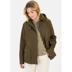 camel active - Fieldjack - Barnjas - Donker kaki - Corduroy Kraag, Afneembare Capuchon, Weerbestendig