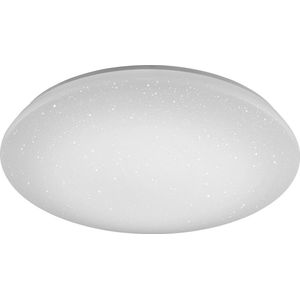 LED Plafondlamp WiZ - Smart LED - Torna Nilon - 40W - Aanpasbare Kleur - Dimbaar - Afstandsbediening - Sterlicht - Rond - Mat Wit - Kunststof