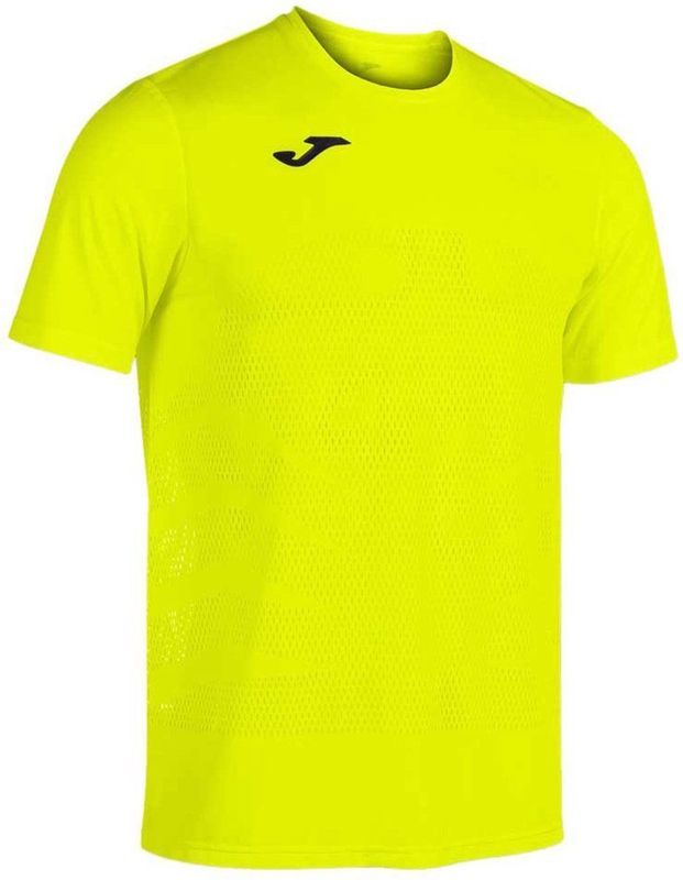 Joma Marathon T-shirt Met Korte Mouwen Geel S Man