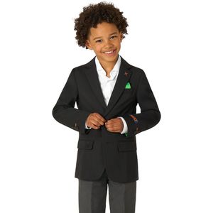 OppoSuits Daily Jongens Minecraft Blazer - Kids Jasje - Overworld - Zwart - Maat 92/98