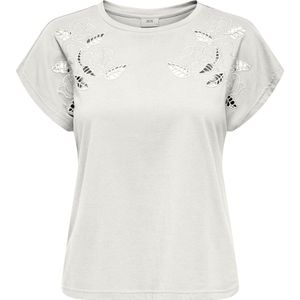 JDY - JDYROSE O-NECK EMB TOP JRS - Dames - Blouses